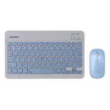 Teclado E Mouse Bluetooth 5.2 Compatível Pc iPhone Android