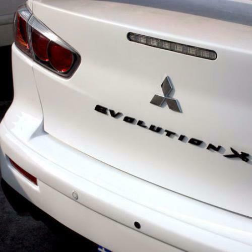 Para Mitsubishi Lancer 3d Evolution X Emblemas Insignia Foto 2