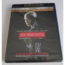 Ex Machina Pelicula Blu-ray 4k Ultra Hd Nueva Sellada