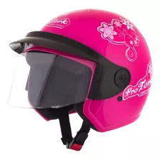 Capacete Moto Aberto Feminino Pro Tork Liberty 3 For Girls