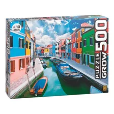 Puzzle Canal De Burano 500 Peças - Grow