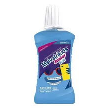 Enxaguante Bucal Malvatrikids Blue Zero Álcool Com 250ml