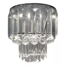 Lustre Pendente Cristal C/led Embutido 3 Tonalidades 