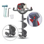 Perfurador De Solo Gasolina Branco Bps52 Com Broca De 200mm