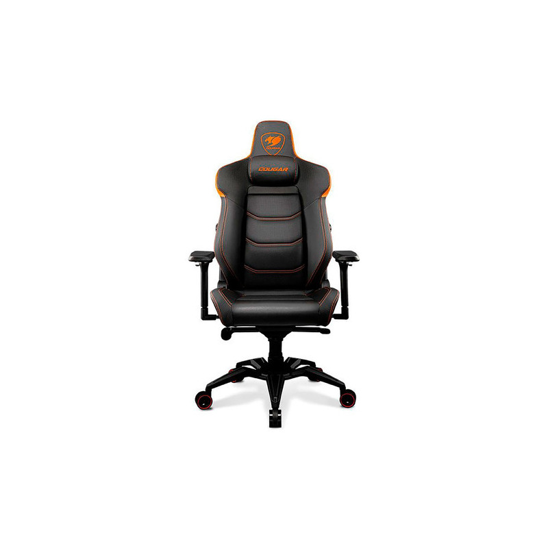 Cadeira de escritório Cougar Armor Titan Pro gamer ergonômica preta e royal  com estofado de couro sintético y suede