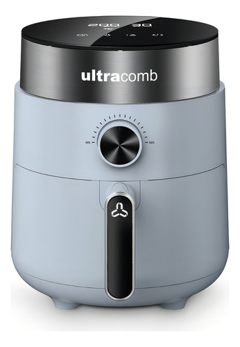 Freidora Aire Ultracomb 11.8 Lt Pantalla Táctil 12 Programas Color Plateado
