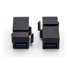 Keystone Preto Usb 3.0 Para Espelho