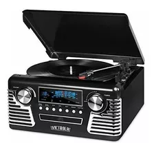 Tocadisco Victrola Black 3 Vel Graba A Mp3 Bluetooth | V50 