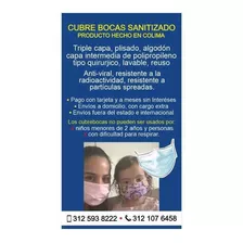 Cubre Bocas Ecologico