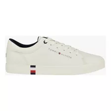 Tenis Tommy Ramoso Blanco 100% Original De Caballero 