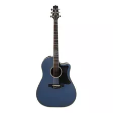 Guitarra Electroacústica Takamine Ltd2021 Para Diestros Charcoal Blue Gradation Ébano