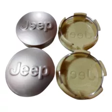 4 Tapas Llanta Central Jeep Cherok. Liberty 64 Mm Plata-mate