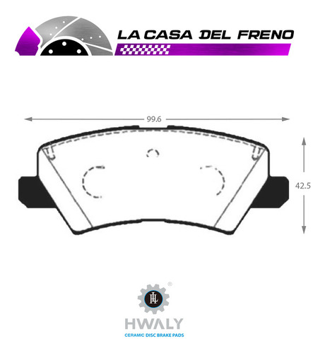 Pastilla De Freno Trasera Para Picanto 17 1.2 2019 G4laja Foto 3