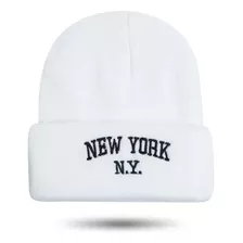 Gorro New York De Punto De Felpa Para Hombres Y Mujer