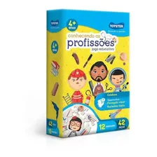 Jogo Didatico Conhecendo Profissoes 42 Pecas +4anos Toyster