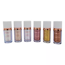 Set De Iluminadores Liquidos Makeup Bronceador Rostro Cuerpo