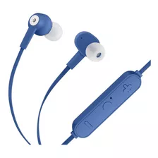 Audífonos Bluetooth Con Auriculares Ergonómicos Color Azul
