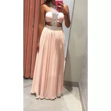 Vestido Graduación Con Pedreria , Marca Bebe Original