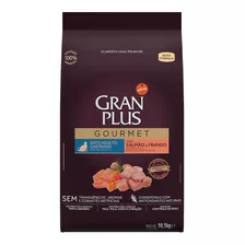 Alimento Gran Plus Castrados Para Gato Adulto Sabor Salmão E Frango Em Saco De 10.1kg