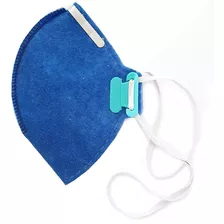 Kit 10 Máscaras N95 Proteção Respiratória Pff2 Reutilizável Cor Azul Lub