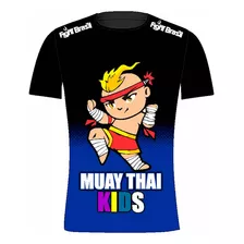 Camisa Camiseta Muay Thai Kids Masc Infantil - Fb2069 - Fbr