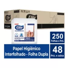 Papel Higiênico Interfolhado Folha 48 Pcts Dupla | Elite