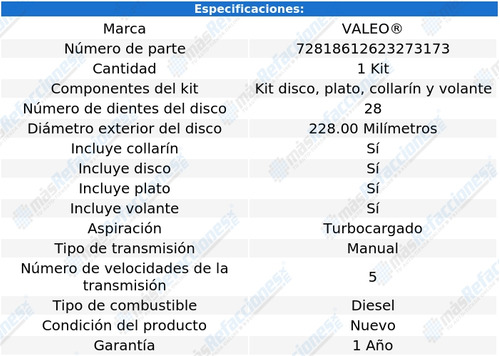 Clutch Caddy L4 2.0l De 2019 A 2020 Valeo Calidad Oem Foto 4