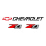 2 Emblemas Z71 4x4 Cromo/negro Chevrolet Cheyenne 2014 2018