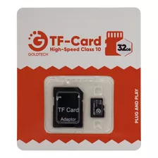 Memoria Micro Sd Goldtech 32gb Clase 10 Con Adaptador Ub