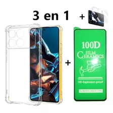 Estuche Para Poco X6/pro + Vidrio Cerámico +vidrio Cámara