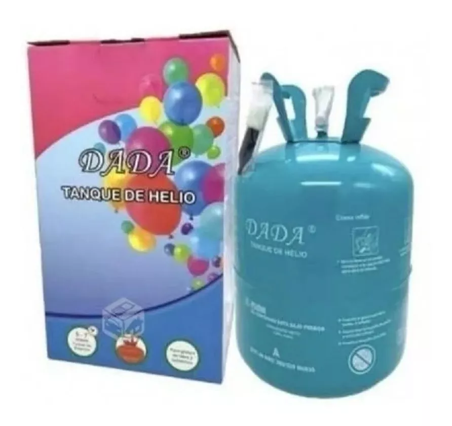 Dada® Balón Cilindro Tanque De Gas Helio Para 30 Globos 23cm