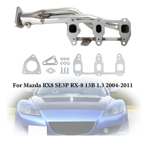 Cabezal De Escape Para Mazda Rx8 Rx-8 R3 Gt Grand 04-11 Foto 3