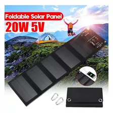 5v 20w Portátil Usb Painel Solar Dobrável Sunpower Solar Pow