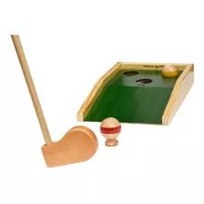 Juego Mini Golf En Madera - Portable