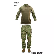 Uniforme Multicam Forhonor Bajo Chaleco Y Pantalón Corte Usa