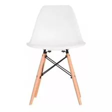 Cadeira Eames Jantar Cozinha Wood Dsw Eiffel Branca