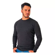 Blusa De Frio Suéter Masculino Lã Tricot Malha Grossa Casual