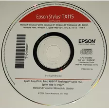 Cd - Drivers Imp. Epson Stylus Tx115 - Rosario