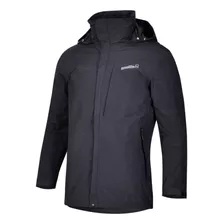 Campera Fusión Desmontable 3en1 Goretex Pluma Hombre Ansilta