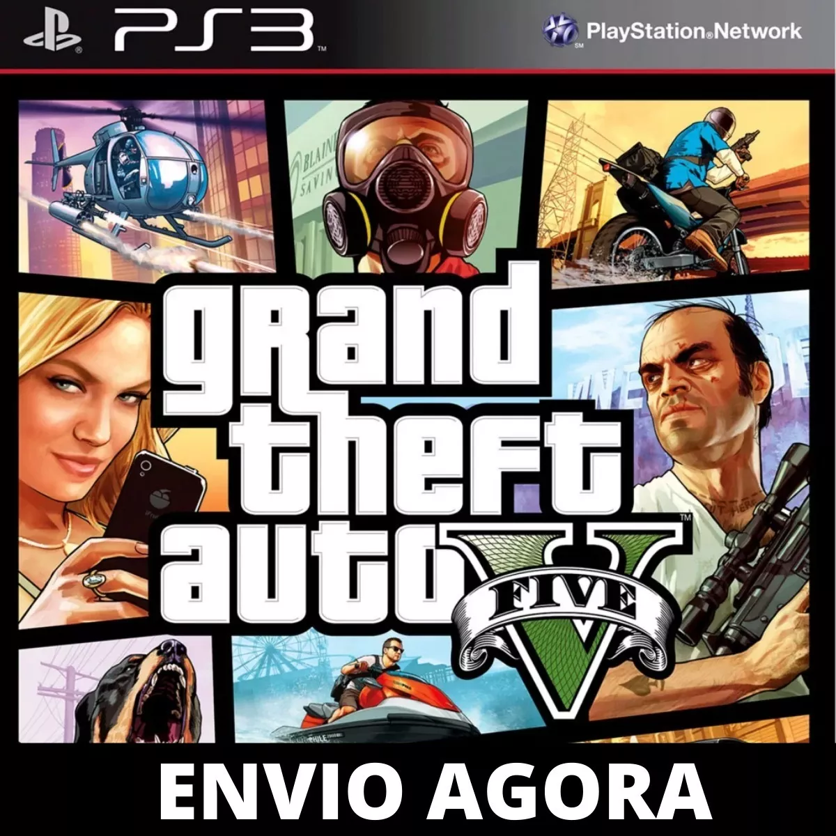 Gta V Grand Theft Auto 5 Ps3 Psn Legendas Português Promo