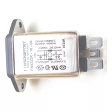 Filtro Schaffner Fn9222r-10-06- Conector Energia Com Filtro 