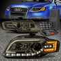 For 05-08 Audi A4/s4 Sedan Wagon Led Drl Black Projector Zzf