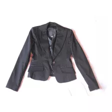 Blazer Mujer Negro Entallado 