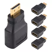 Adaptador Mini Hdmi J&d (paquete De 5), Adaptador Hdmi Hembr