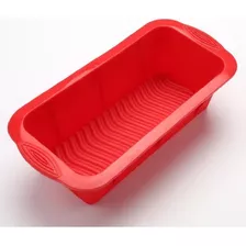 Forma De Pão Retangular Em Silicone C21cmxl11cmxa6cm Até220º Cor Variada