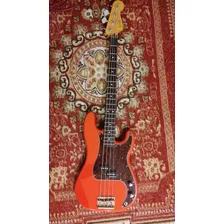 Bajo Squier By Fender Precision Classic Vibe 60s Red Fiesta 