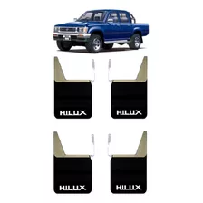 Kit Apara Barro Lameiro Borracha/inox Hilux 1998 1999 2000 