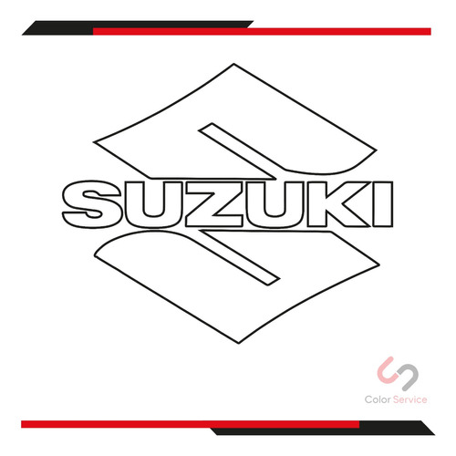 Calca Sticker Suzuki Logo Para Moto O Carro 1pza De 15x15cm Foto 3