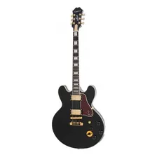 Guitarra Eléctrica EpiPhone Artist B. B. King Lucille Es-335 De Arce/álamo Ebony Brillante Con Diapasón De Caoba