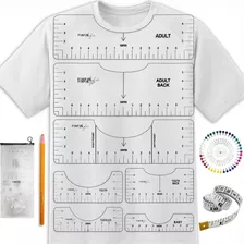 Reglas De Corte Confeccion Transparente Set De Costura 9 Pz